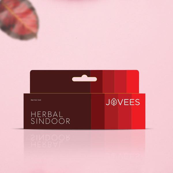 Jovees Herbal Red Sindoor, Long Lasting & Quick Drying (5 ml)