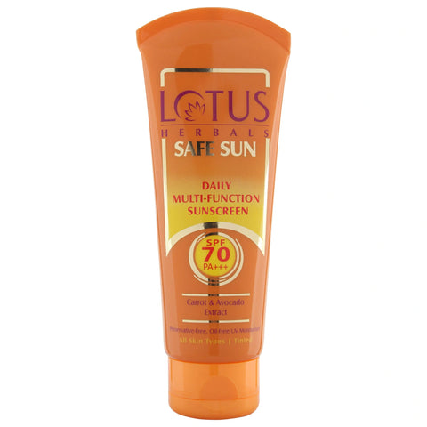 lotus herbals safe sun daily multi-function sunscreen spf 70 pa+++ (60 gm)