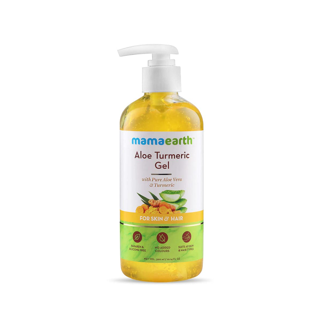 Mamaearth Aloe Turmeric Gel for Skin and Hair Beuflix BEUFLIX