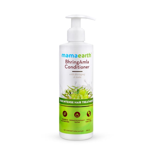 Mamaearth BhringAmla Conditioner with Bhringraj and Amla for Intense Hair Treatment (250 ml)