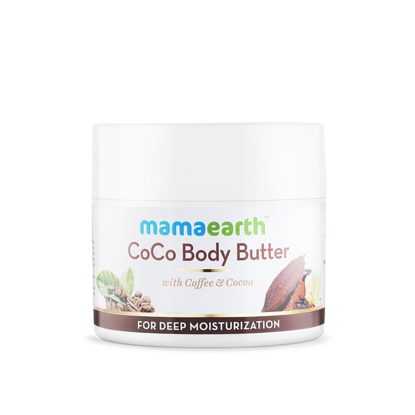 Mamaearth CoCo Body Butter for Dry Skin, with Coffee and Cocoa for Deep