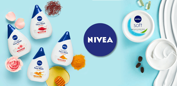 Buy Nivea products upto 20% off