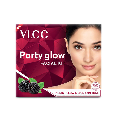 vlcc party glow facial kit (60 gm)