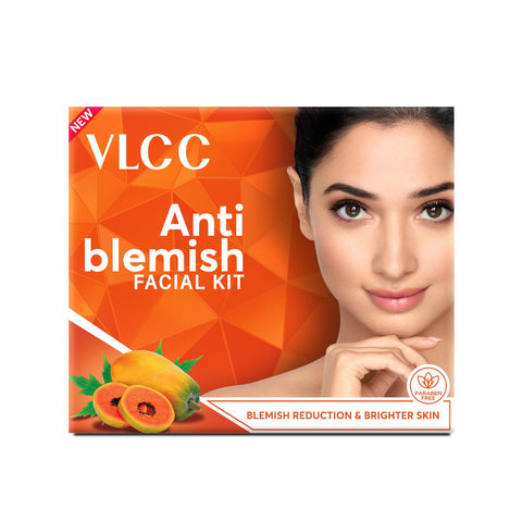 vlcc anti blemish single facial kit (60 gm)