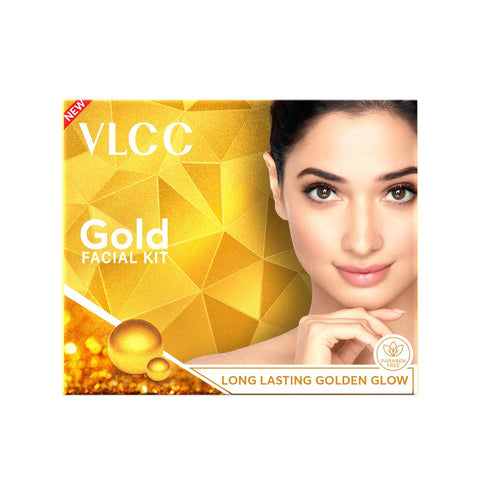 vlcc gold facial kit for luminous & radiant complexion (60 gm)