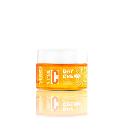 vlcc vitamin c day cream spf 30, boost collagen and brightens skin (50 gm)