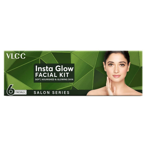 vlcc salon series insta glow facial kit (6 facials) (252 gm)