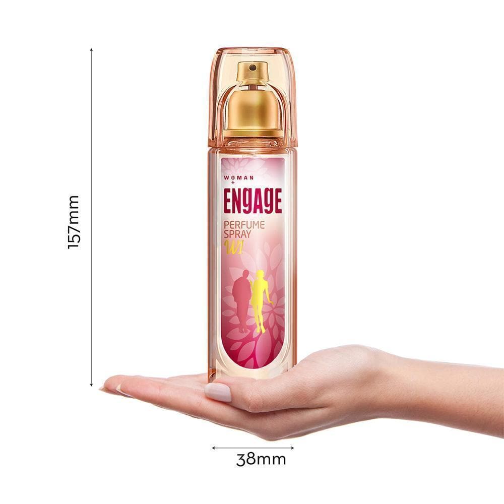 Engage W1 Perfume Spray For Women Fruity & Floral Skin Friendly 120ml