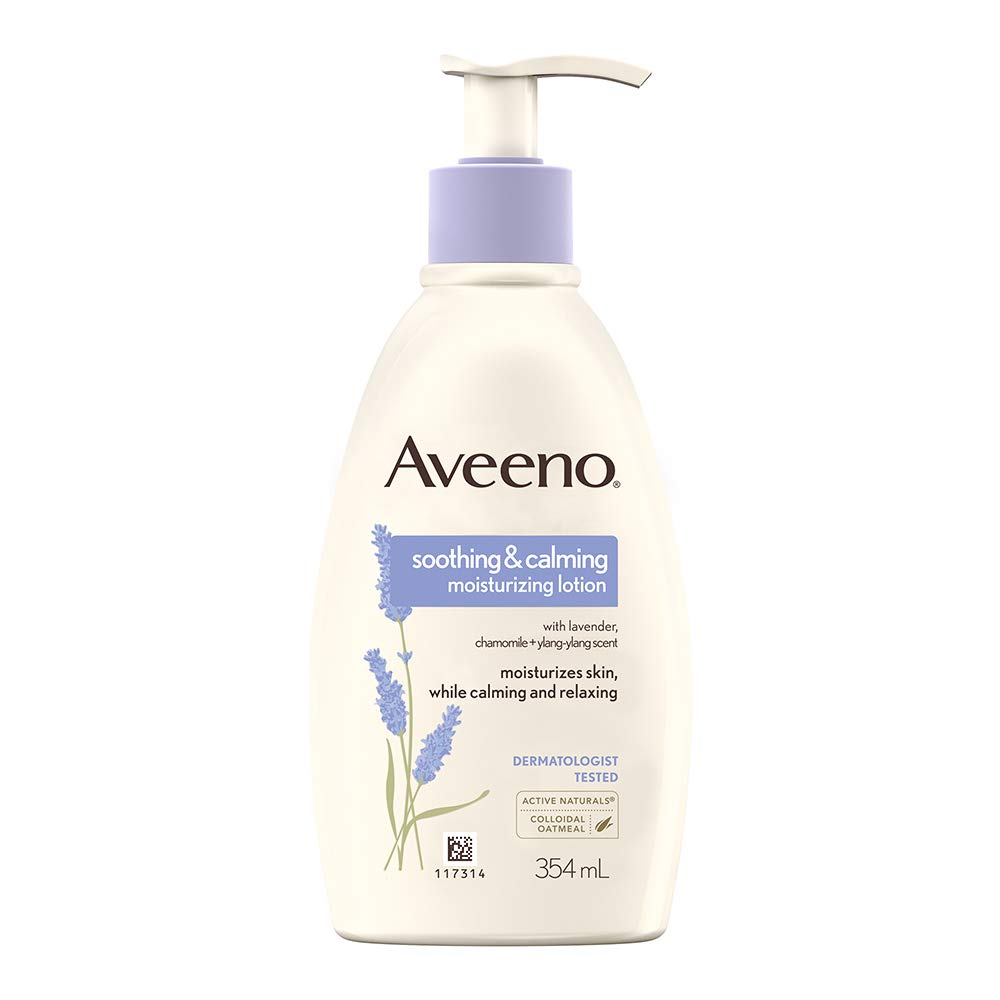 Aveeno Soothing and Calming Body Lotion for Normal Skin White 354 ML