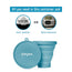 Sirona Collapsible Silicone Cup Foldable Sterilizing Container Cup for Menstrual Cups 