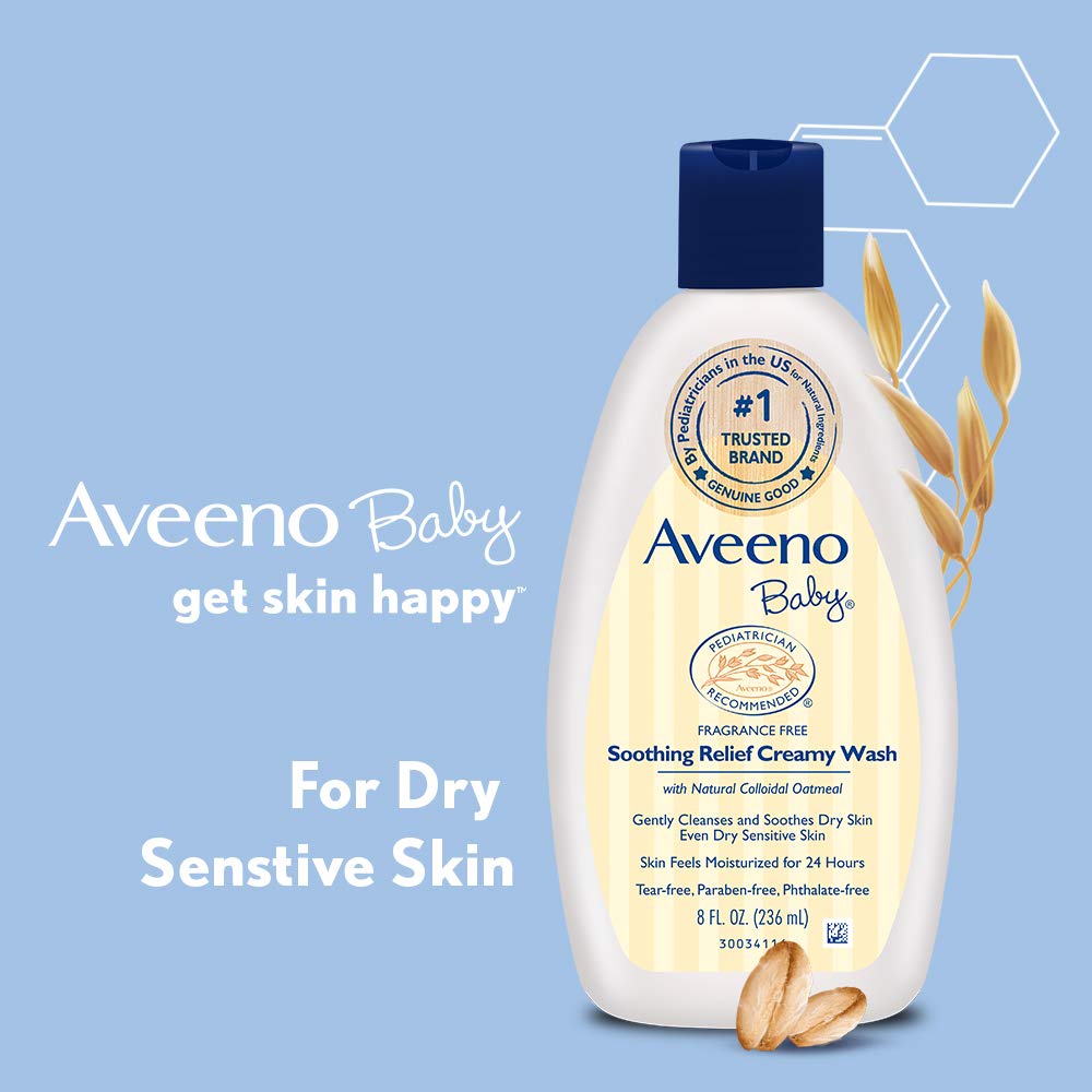 Aveeno Baby Soothing Relief Creamy Wash for Dry Skin 236ML