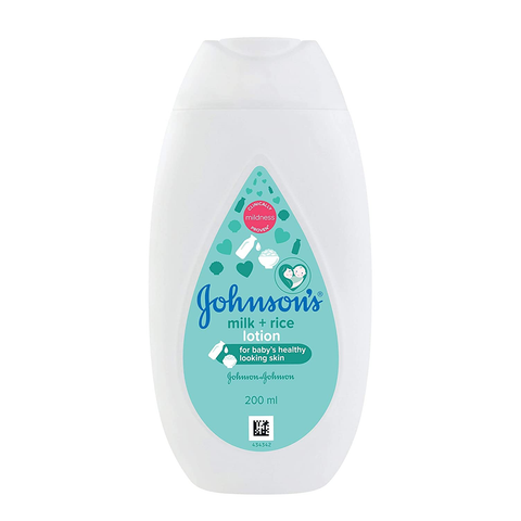 johnson's baby milk and rice lotion