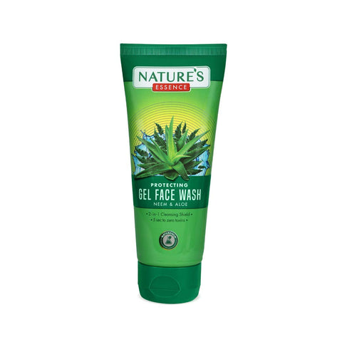 nature's essence protecting gel face wash - neem & aloe