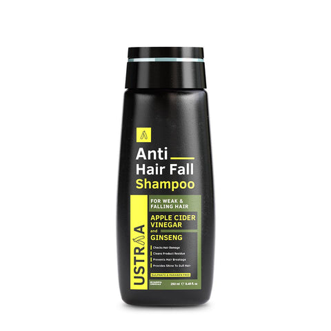 ustraa anti hair fall shampoo with apple cider vinegar - 250 ml