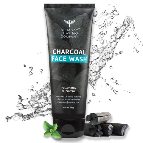 bombay shaving company actiavate charcoal face wash for men & women- 100 gms