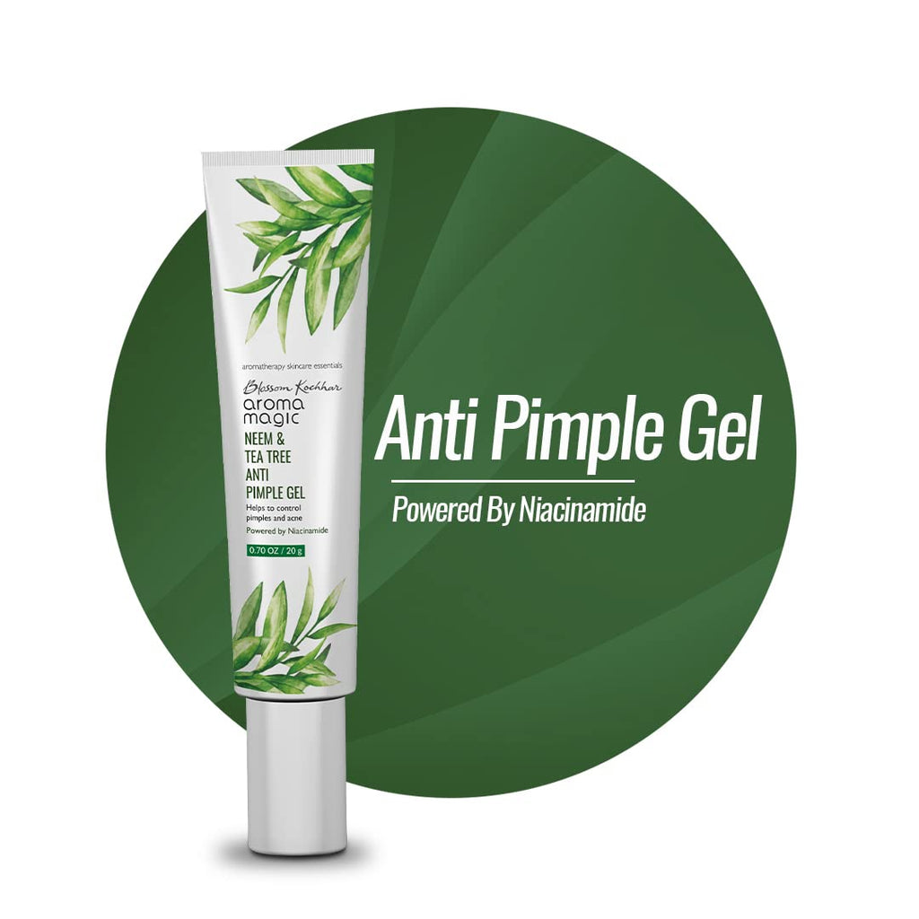 Aroma Magic Neem & Tea Tree Anti Pimple Gel - Niacinamide - 20 gms