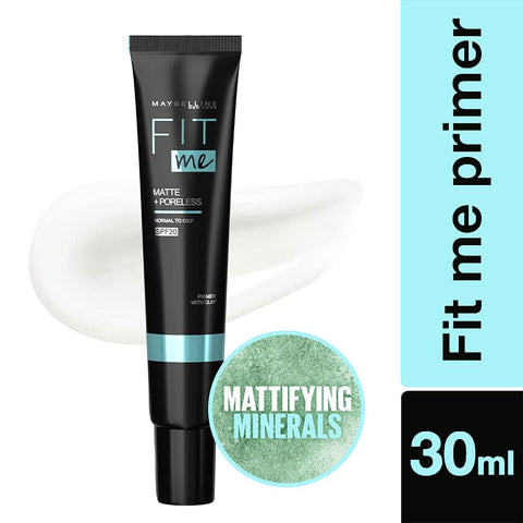 maybelline new york fit me primer - matte+poreless ( oily skin ) 30 ml