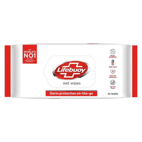 lifebuoy wet wipes - germ protection on the go