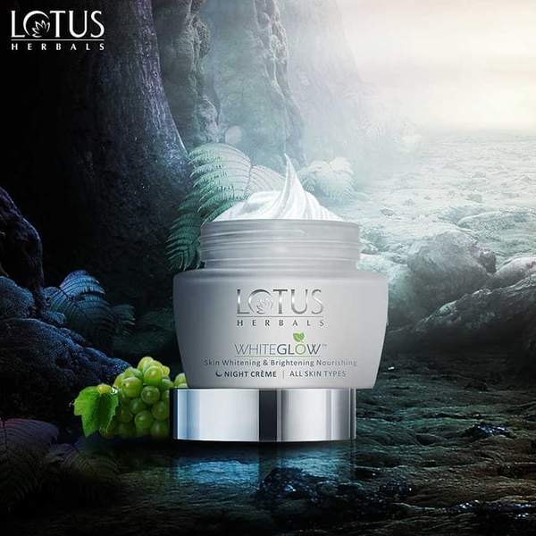 Lotus Herbals WhiteGlow Skin Brightening Nourishing Night Creme (60 gm)