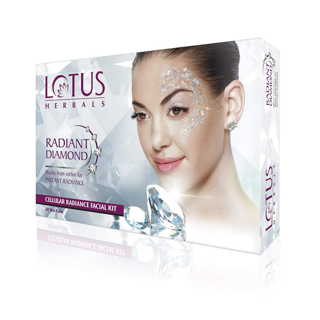 Lotus Herbals Radiant Diamond Facial Kit For Instant Radiance 170GM