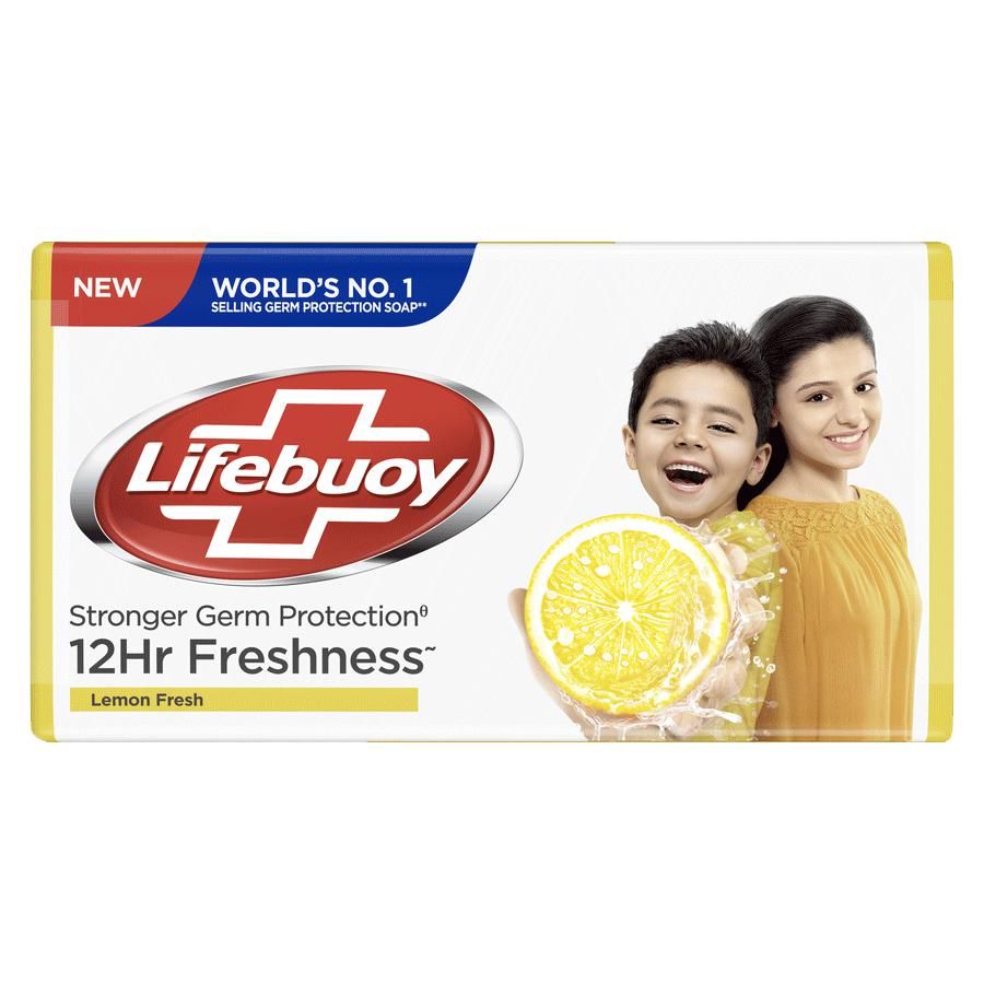 Lifebuoy Bathing Soap Lemon Fresh Germ Protection 