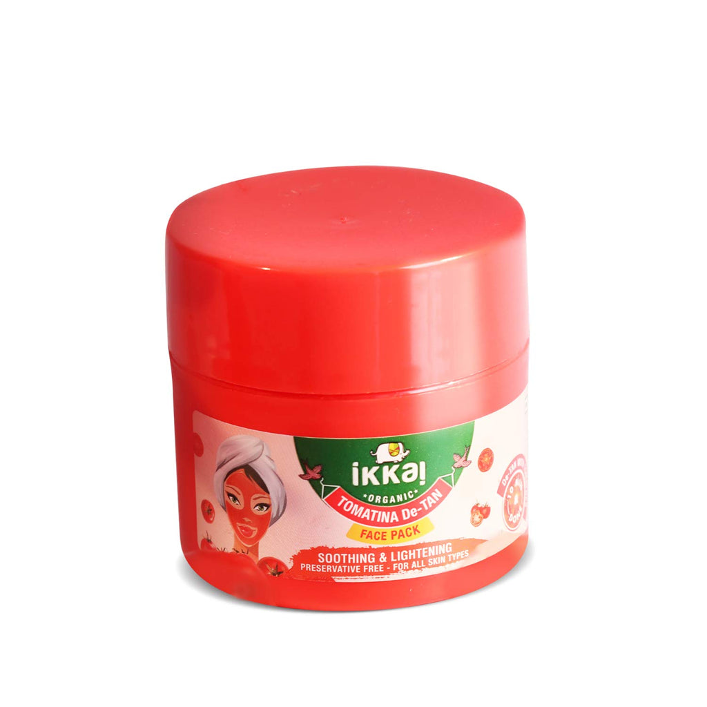 Ikkai by Lotus Herbals Organic Tomatina De-Tan Face Pack with Vitamin A, C & E - 50 gms