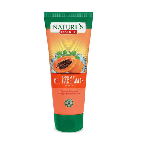 nature's essence papaya flawless gel face wash