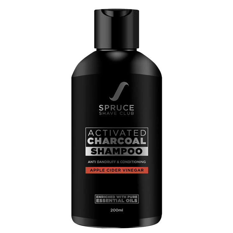Spruce Shave Club Anti Dandruff Charcoal Shampoo With Apple Cider Vinegar - 200 ml