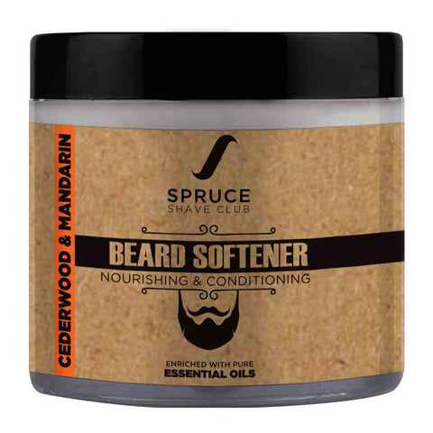 spruce shave club beard softener with cedarwood & mandarin - 100 gms