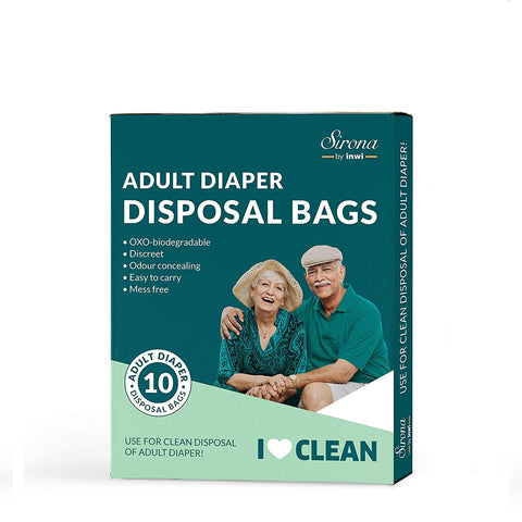 sirona premium adult diaper disposal bags