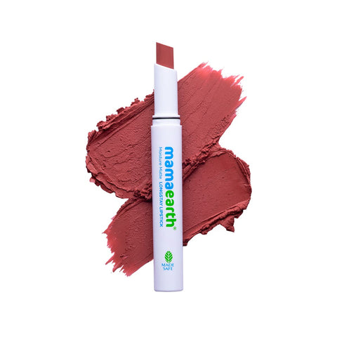 mamaearth moisture matte longstay lipstick with avocado oil & vitamin e - 2 gms