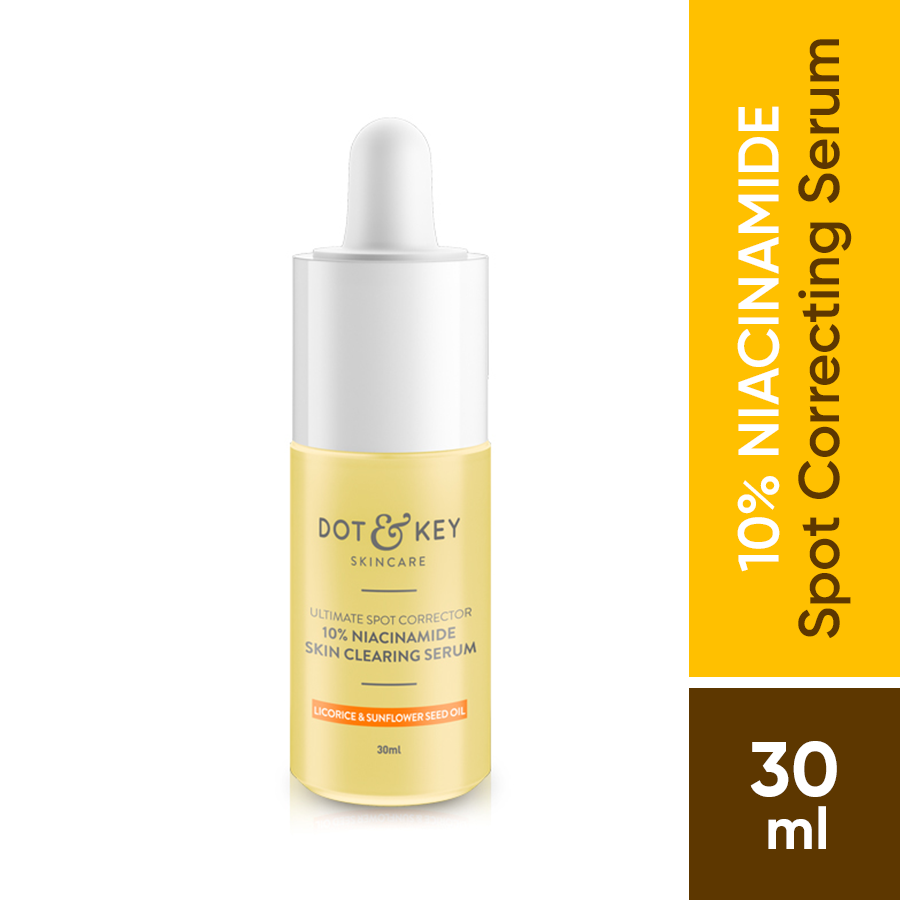 Dot & Key 10% Niacinamide Spot Reduction Face Serum For Acne & Dark Spots - 30 ml