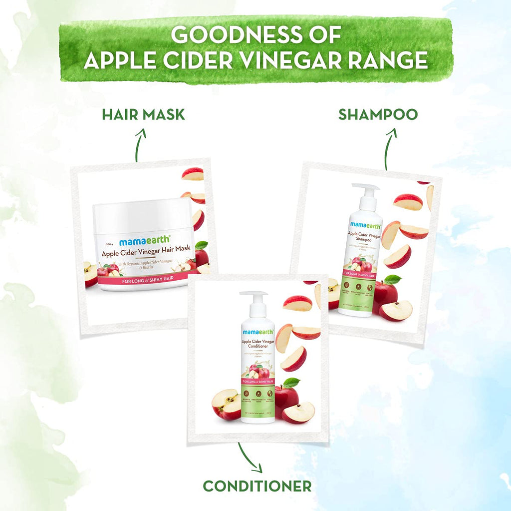 Mamaearth Apple Cider Vinegar Hair Mask with Organic Apple Cider Vinegar and Biotin (200 gm)
