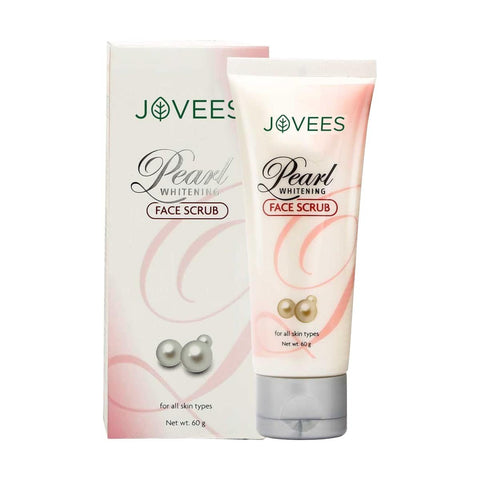 jovees pearl whitening face scrub - 60 gms