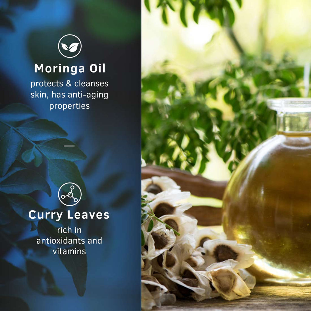 Ustraa Ayurvedic Cold Pressed Oil with Moringa Oil & Curry Leaves