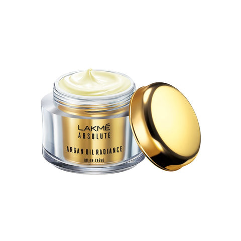 lakme absolute argan oil radiance oil-in-creme spf 30 pa ++ - 50 gms