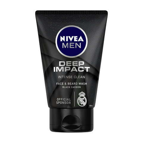 nivea men face wash-deep impact intense clean