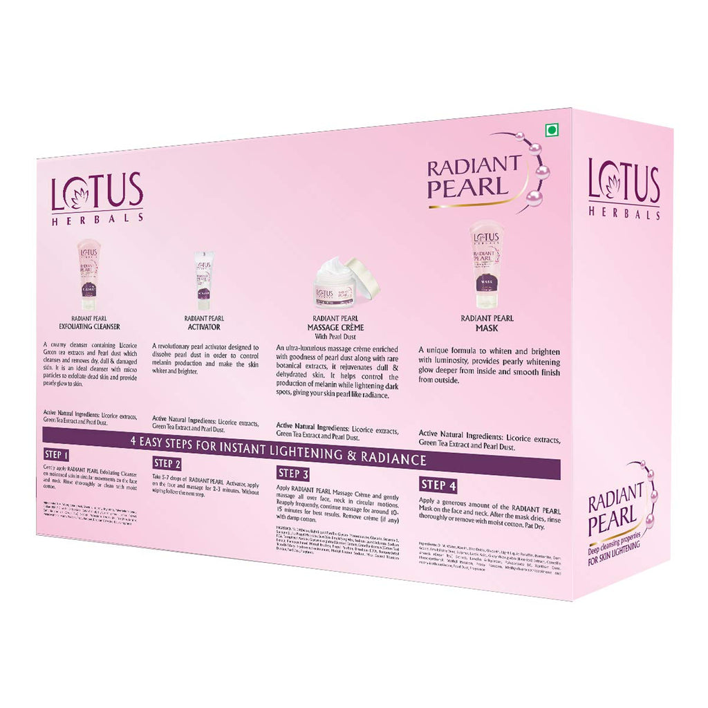 Lotus Herbals Radiant Pearl Deep Cleansing for Skin Lightening 170 gm