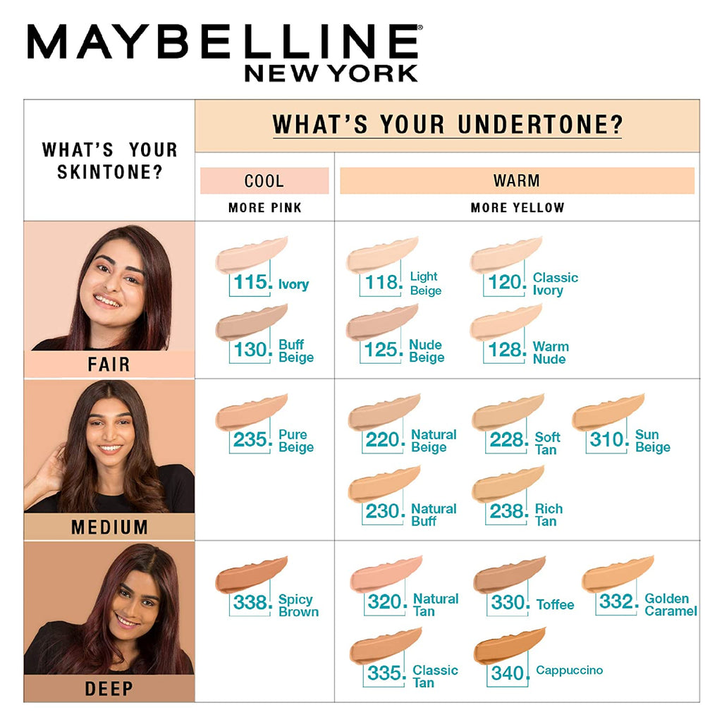 Maybelline New York Fit Me Matte+Poreless Liquid Foundation - 30 ml