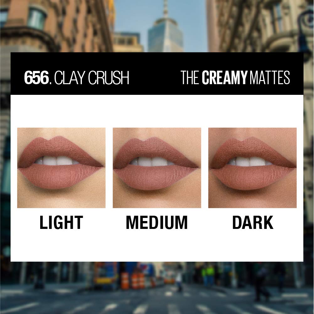 Maybelline New York Color Sensational Creamy Matte Lipstick - 3.9  gms
