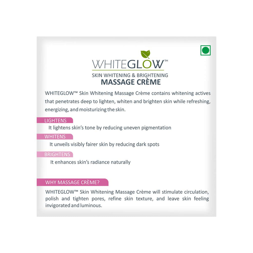 Lotus Herbals White Glow Skin Whitening & Brightening Massage Cream 60 gm