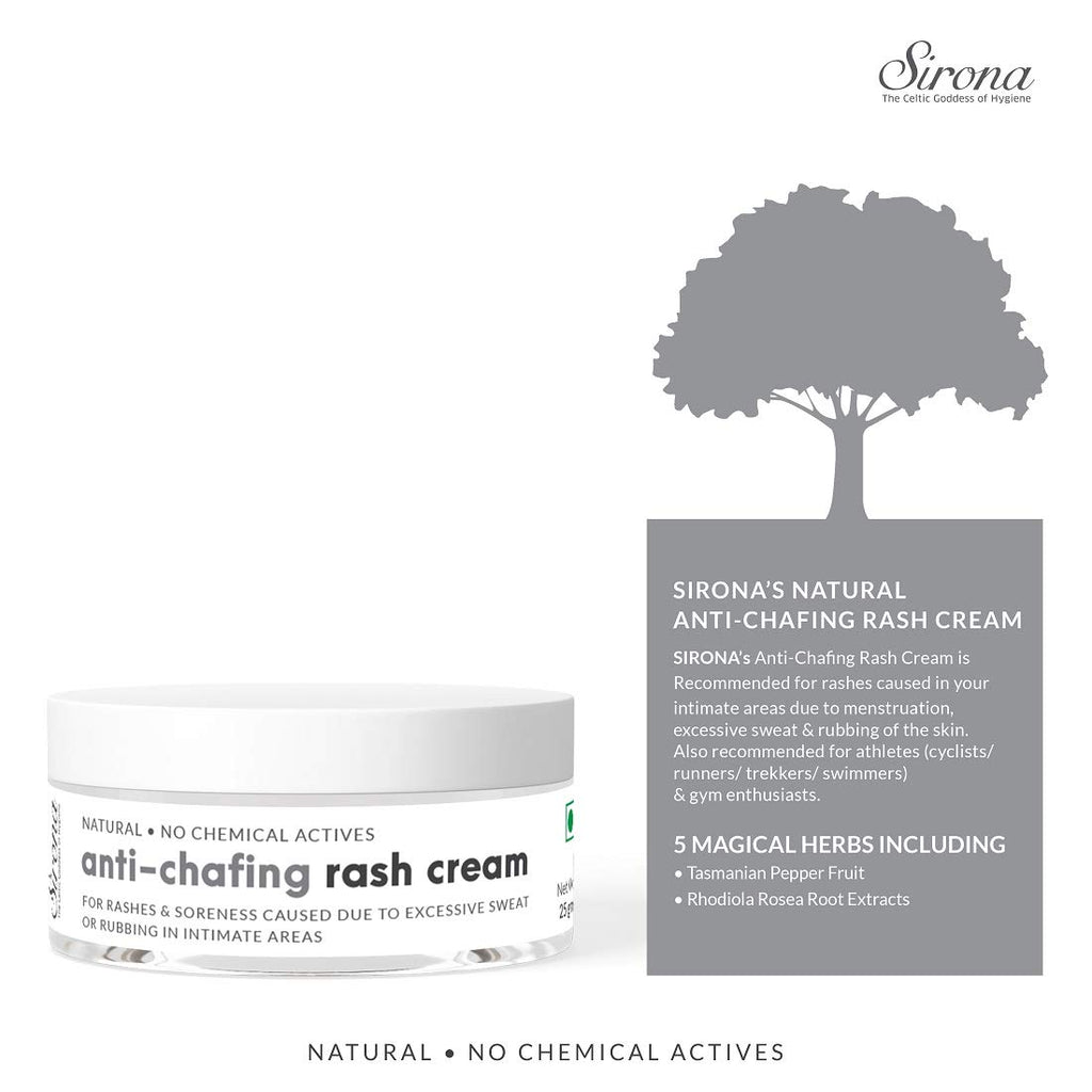 Sirona Natural Anti Chafing Rash Cream-5 Magical Herbs