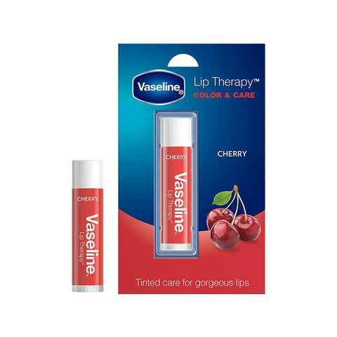 vaseline lip care colour & care cherry - 4.5 gms