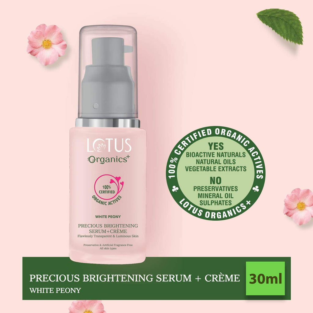 Lotus Organics + Precious Brightening Serum Cream - 30 ml