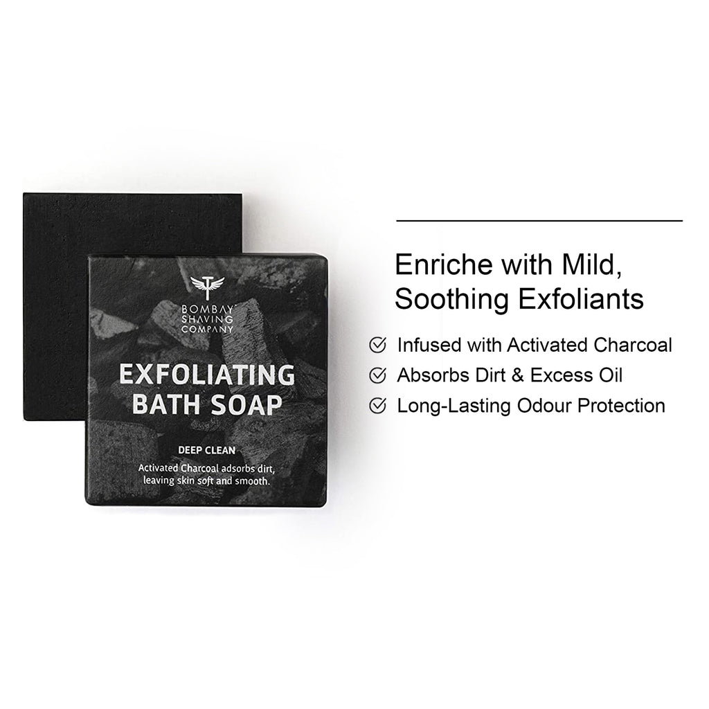 Bombay Shaving Company Exfoliating Bath Soaps, 100g (Pack of 4)