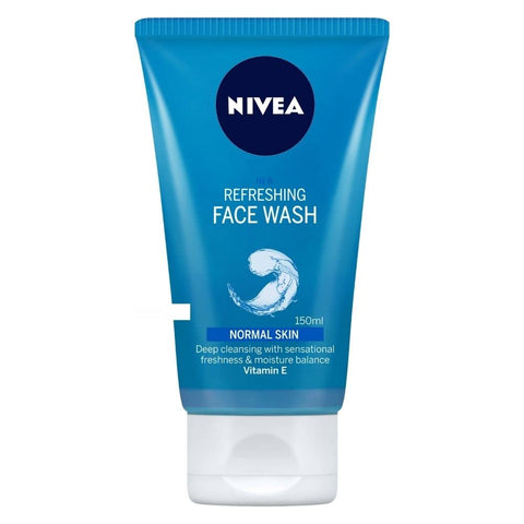 nivea women refreshing face wash, with vitamin e - 150 ml