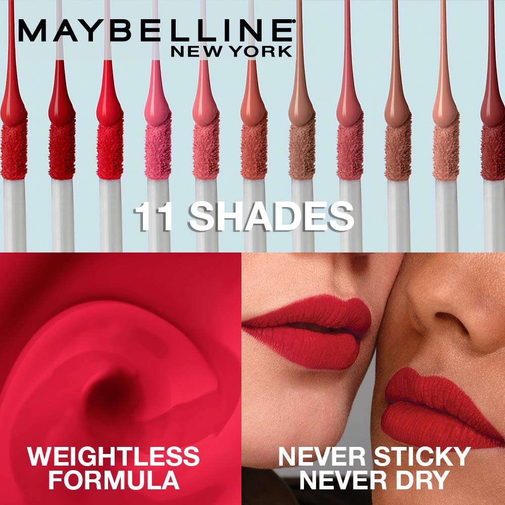 Maybelline New York Sensational Liquid Matte Lipstick - 7 ml