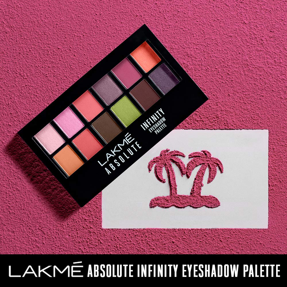 Lakme Absolute Infinity Eye Shadow Palette - Pink Paradise - 12 gms