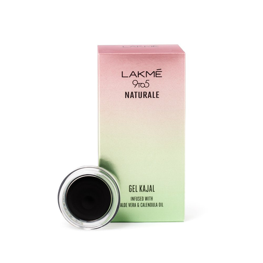Lakme 9 to 5 Naturale Gel Kajal - Black - 3 gms