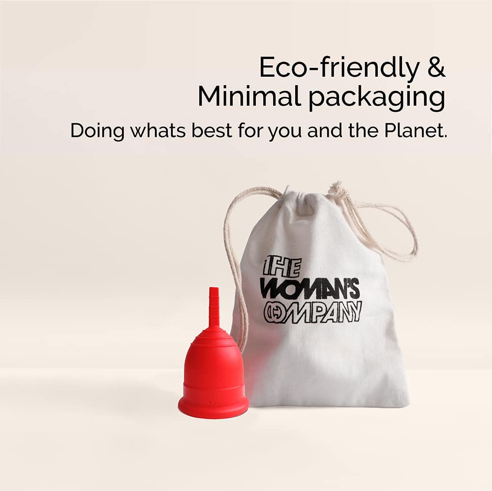 The Woman's Company Reusable Menstrual Cup for Women with Pouch